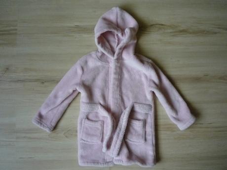 Jednoduchý růžový župan, primark,86