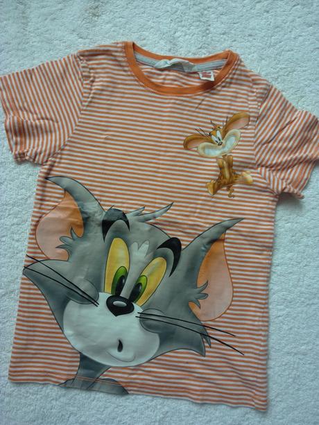 Tričko tom a jerry, h&m,116