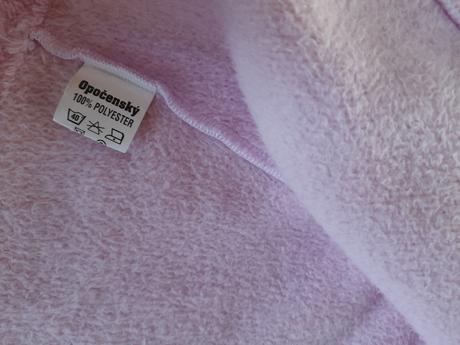 Kabátek růžový opočenský na miminko holčičku, 68