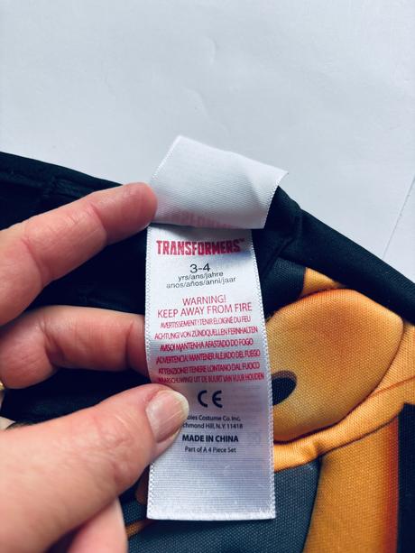 An7/ kostým transformers- v.3/4 roky,