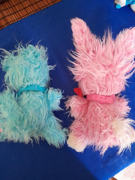 Pejsek a kocour do vany na koupání z bambule, 