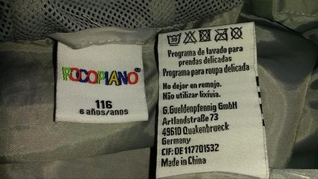 Outdoorová bunda zn. pocopiano vel. 116, 116