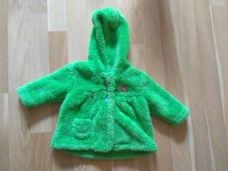 Zelený kabátek, fless bunda, mikina, next,68