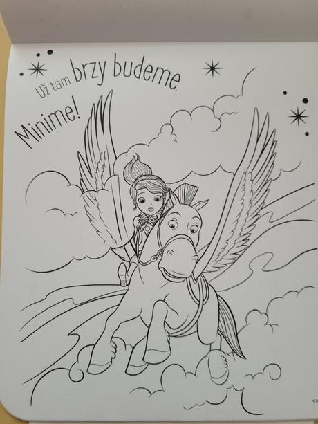 Omalovánka se samolepkami s motivy sofie i.,