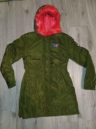 Nová bunda zimní bonprix dívčí vel 164/170, bonprix,164 / 170