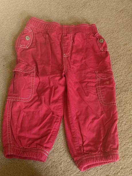 Podšité kalhoty, lindex,80