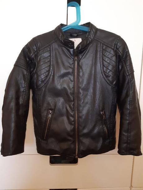 Chlapecká koženková bunda vel. 116, zara,116