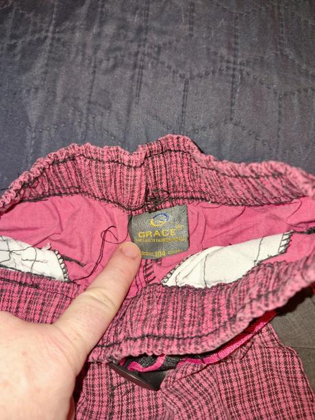 Letní dívčí kalhoty zn. grace vel. 104, grace,104
