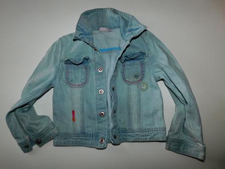 Dívčí džínová bundička, debenhams,116