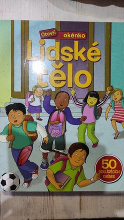 Knížka lidské tělo s odklápěcími okénky,