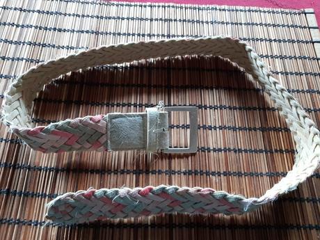 Pásekák,opasek, růžový-béžový,