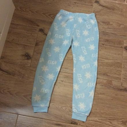 Teplé domácí flees kalhoty/tepláky ,,elsa", primark,128