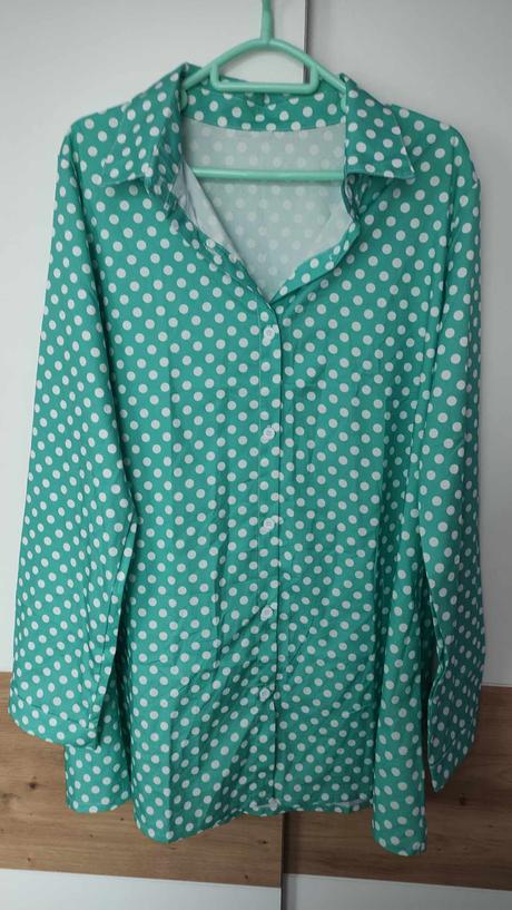 Košile hehká puntíková dámská, l