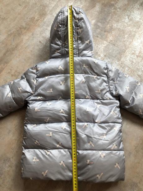 Unisex zimní bunda next zajíčci šedá 4-5let 110cm, next,110