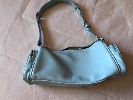 Svetle modra kabelka mango, mango