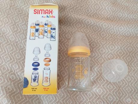 Simax lahev kojenecká skleněná, 250 ml,