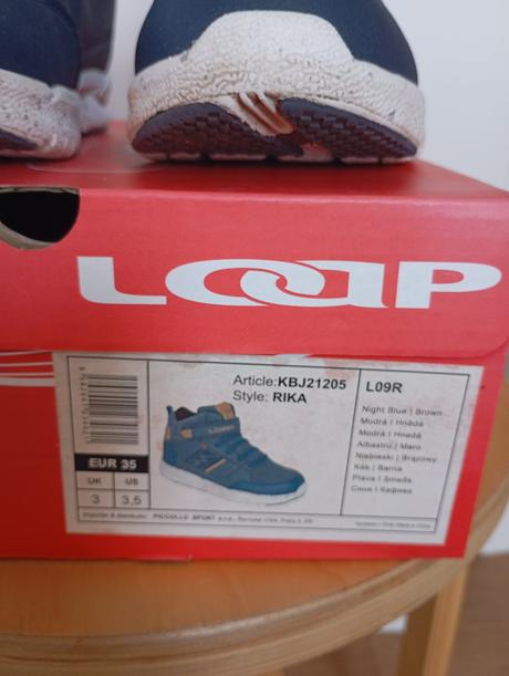 Chlapecké zimní boty loap rika, loap,35