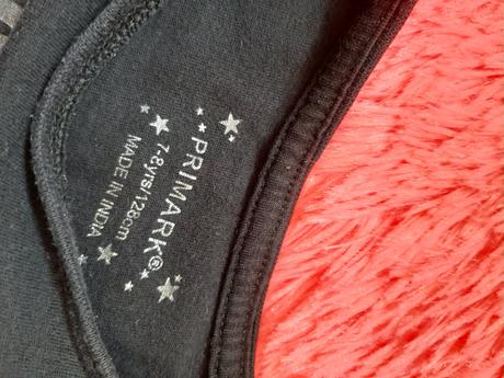 Dívčí triko s dlouhým rukávem primark 128, primark,128