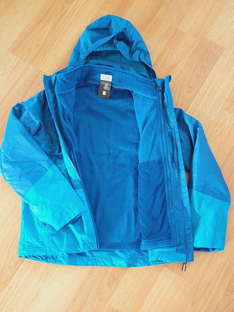 Nová zimní bunda 3 v 1 - modrá, v. 158-164, crivit,158