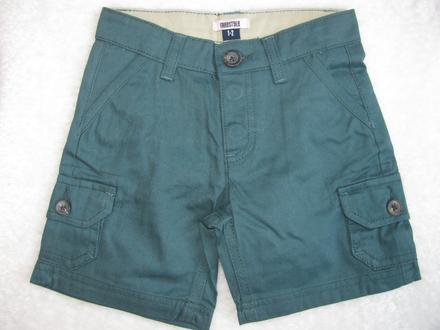 Láhvově zelené kraťasy freestyle, 92