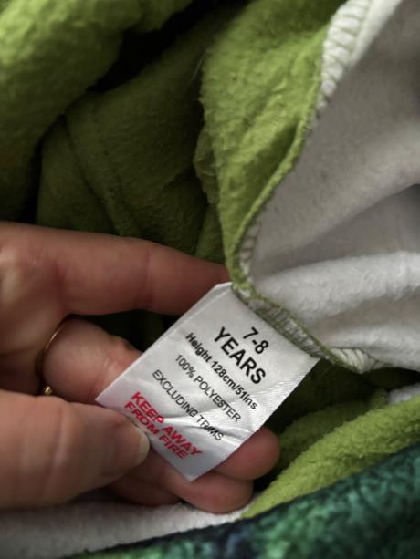 Ob/ overal flecový hulk - v.7/8 let, 128