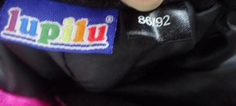 Lyžařské kalhoty sytě růžové, vel. 86/92, lupilu,86