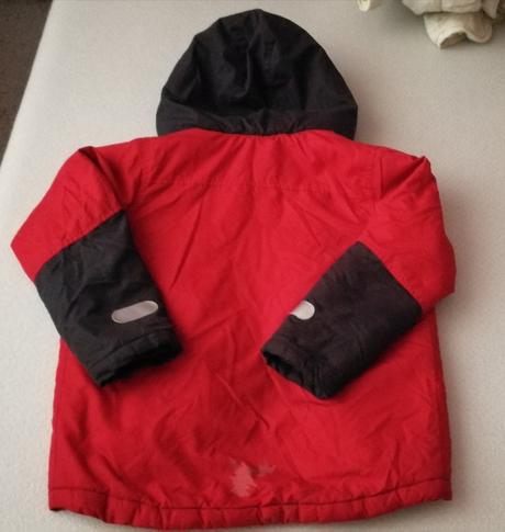 Dětská zimní bunda s kapucí, topolino,128