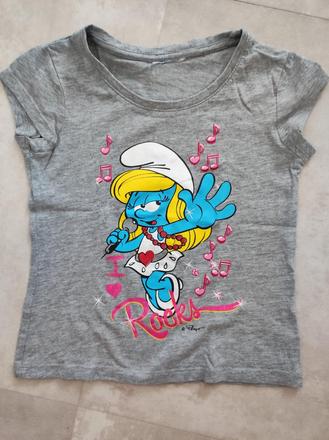 Triko šmoulinka vel. 104-110, 104