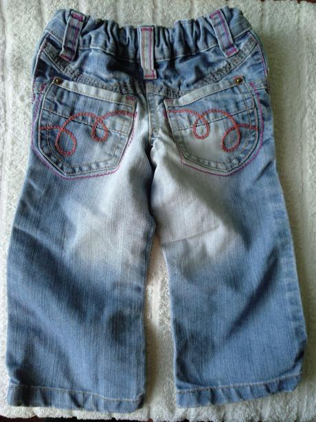 Šislé džíny růžové prošití, cherokee,86