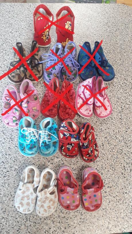 Bačkory, vel. 19-22, 20