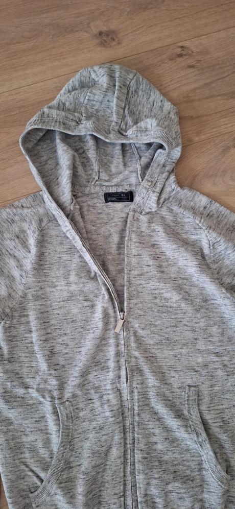 Světle šedý chlapecký svetr next vel. 164, next,164