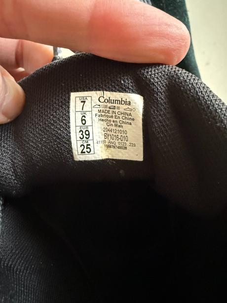 Voděodolné trekové boty, columbia,39