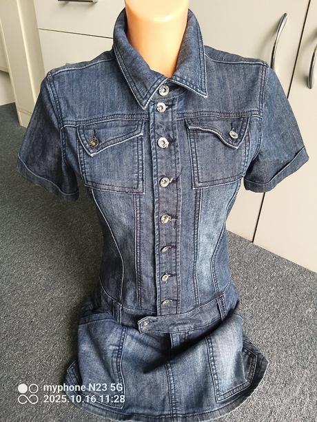 Šaty riflové zn."dromedar" vel."m", dromedar,m