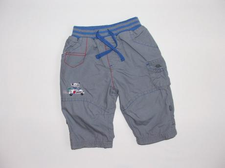 J1095 podšité plátěné kalhoty vel. 68, tu,68