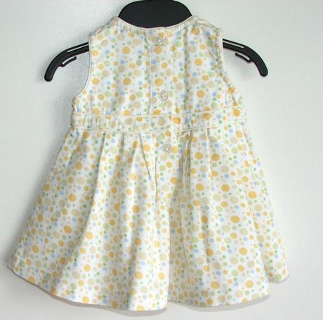 P428 dívčí šaty s puntíky vel. 56, mothercare,56