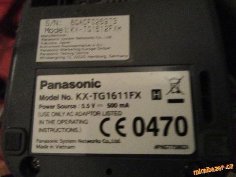 Telefon,telefony drátové dva panasonic, panasonic