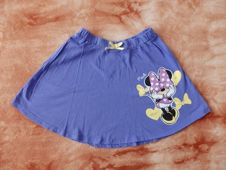 Fialová sukně s myškou minnie, disney,122