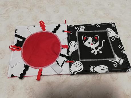 Kontrastní quiet book,