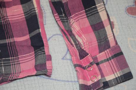 146 bavlněná košile, roll-up rukávy, h&m,146