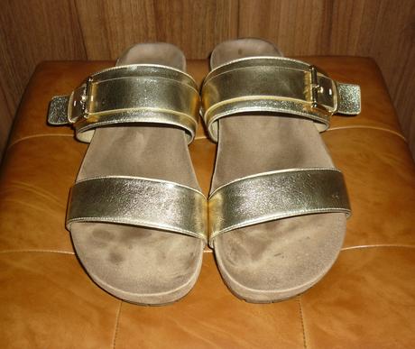 Zlaté dámské pantofle michael kors, michael kors,40