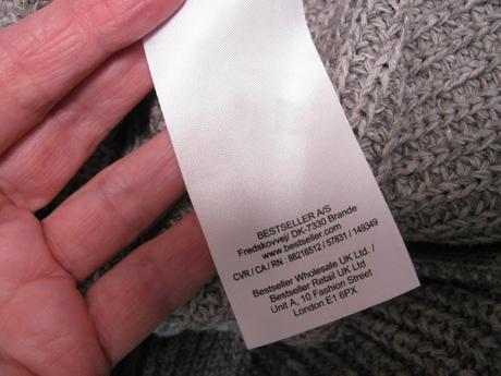 Dámské šedé svetrové šaty noisy may, m