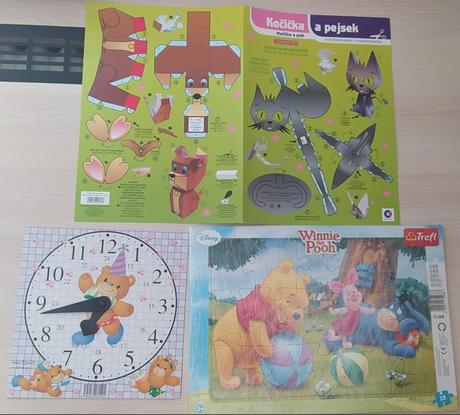 Vystřihovánka, puzzle,