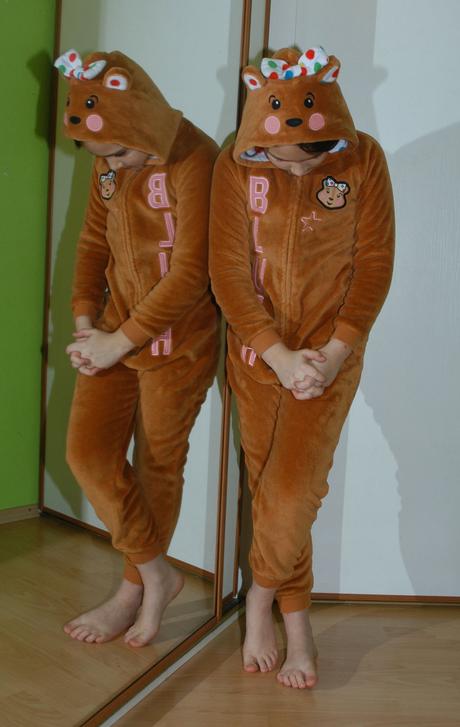 Chlupatý hebký dívčí overal slečna mevídková bbc, george,134