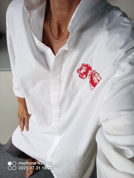 Košile dlouhá - šaty zn."bodyflirt" vel.44/xxl", 44