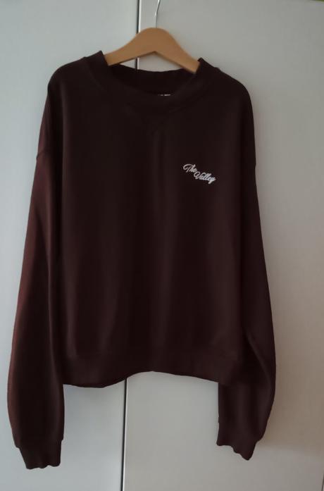 Bavlněná hnědá mikina zn.h&m, h&m,s