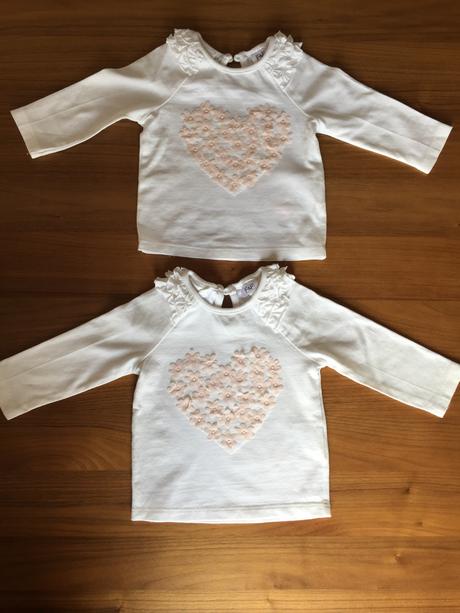 Trička s dlouhým rukávem, tesco,56