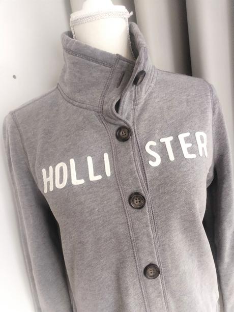 Teplá bundičko-mikina hollister vel.m-l, hollister,m