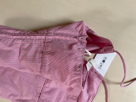 Nový růžový crop top, vel s, pc 619, hm, h&m,s