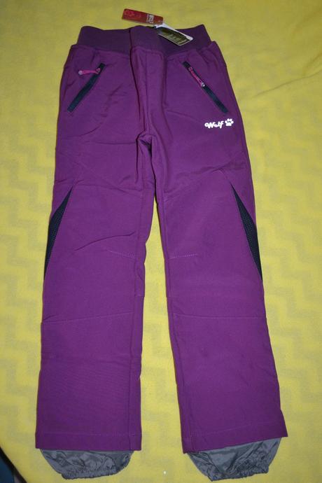 Softshellové kalhoty wolf s fleece, wolf,116