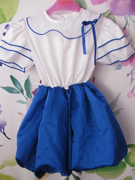 Krásné dívčí šaty s balonkovou sukní, c&a,104